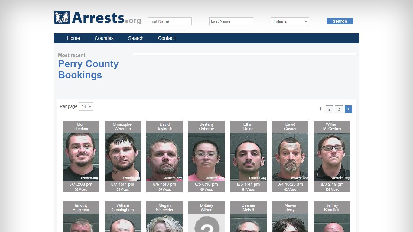 Perry County Arrests and Inmate Search